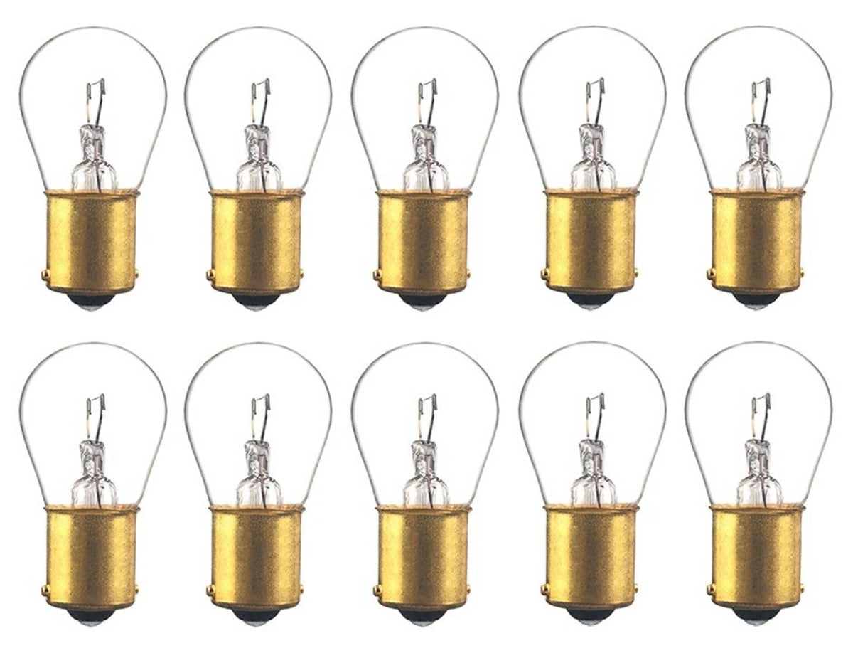 Solid Spare CEC Industries #1156 Bulbs, 12.8 V, 26.88 W, BA15S Base, S-8 Shape (Pack of 10)