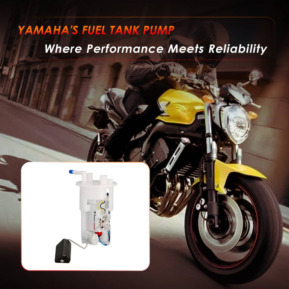 Solid Spare Fuel Pump Module Assembly Unit For 2004-2009 Yamaha FZ6 YZF Fazer 5VX-13907-01