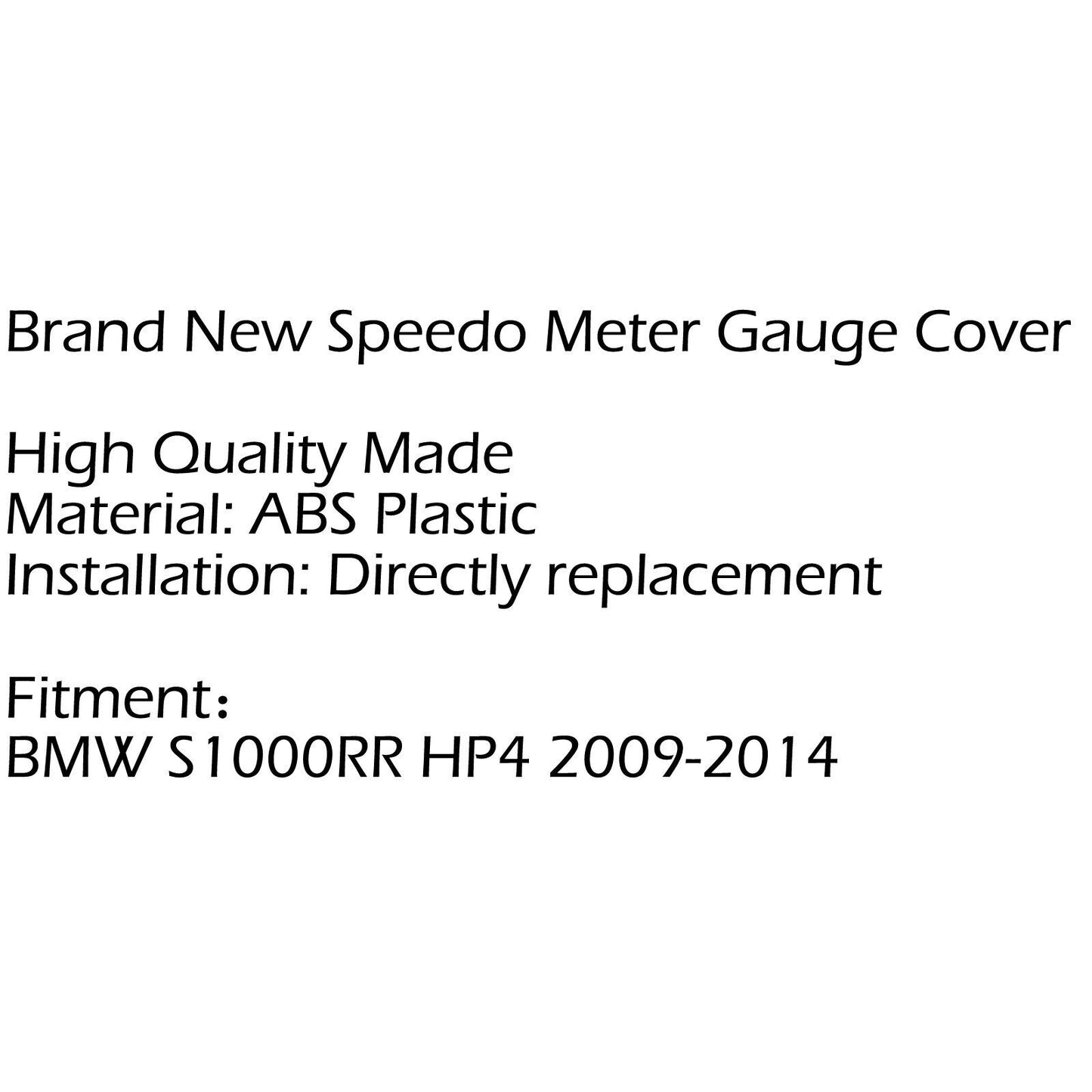New Speedometer Gauge Case Cover Fit for BMW S1000RR HP4 2009-2014