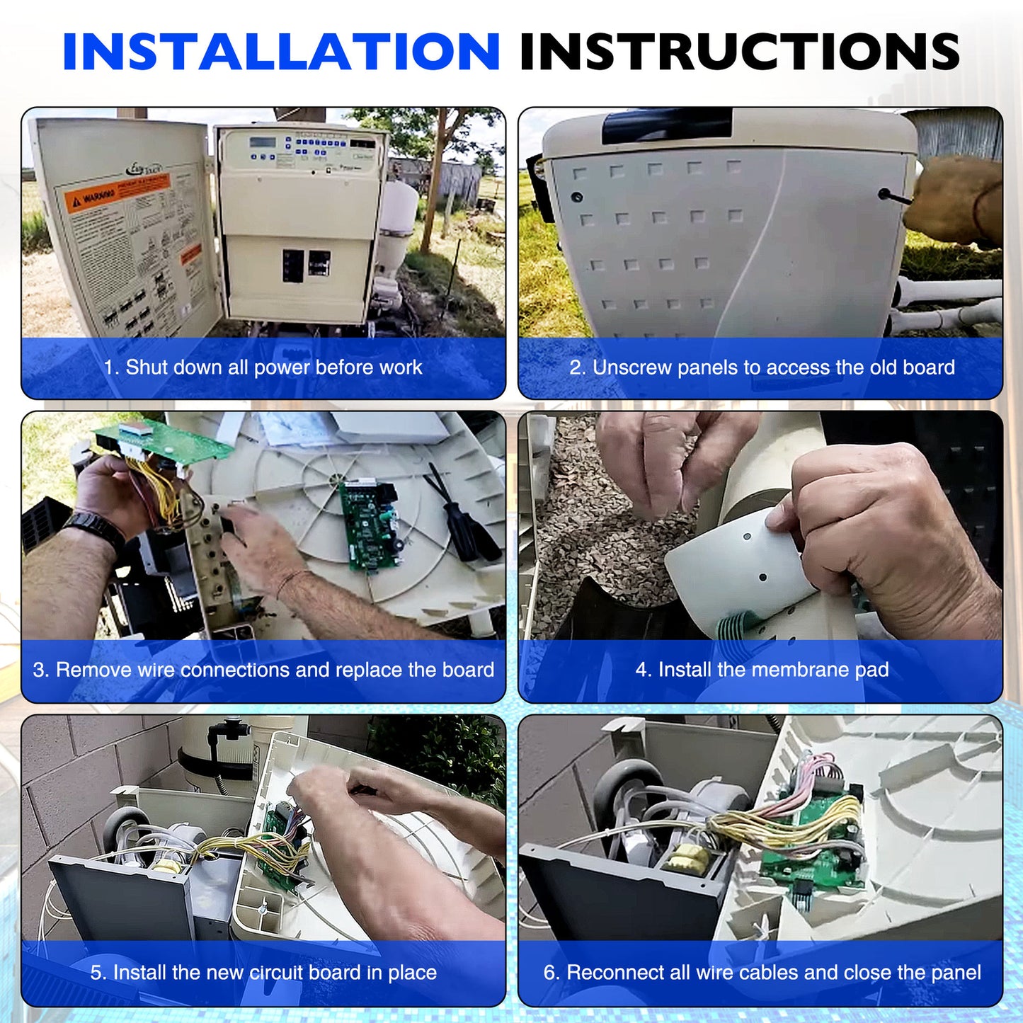 42002-0007S Pool Heater Control Board Kit For NA/LP Mastertemp Sta-Rite 461105