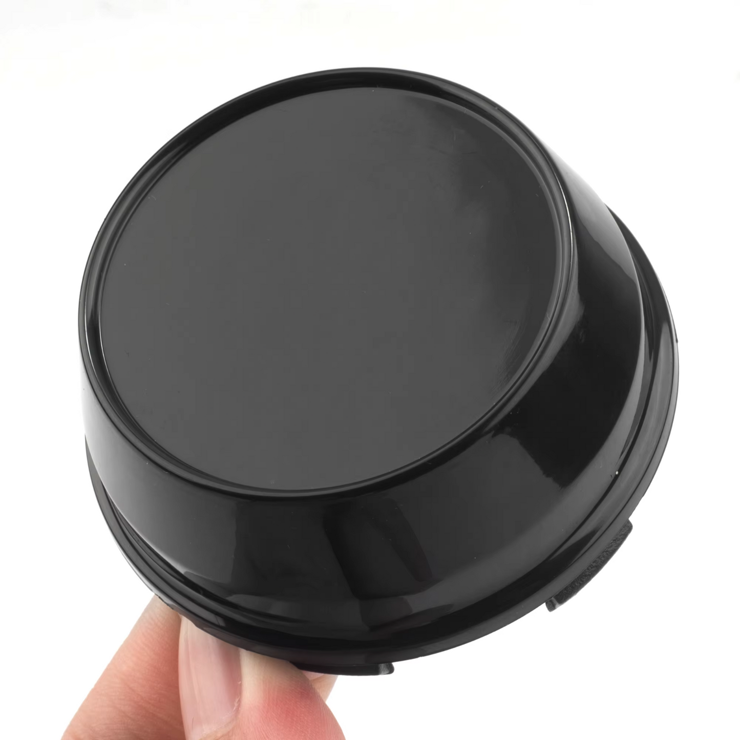 Universal 66mm OD. 6 Clips Car Wheel Rim Hub Center Caps Cover Black Pack of 4
