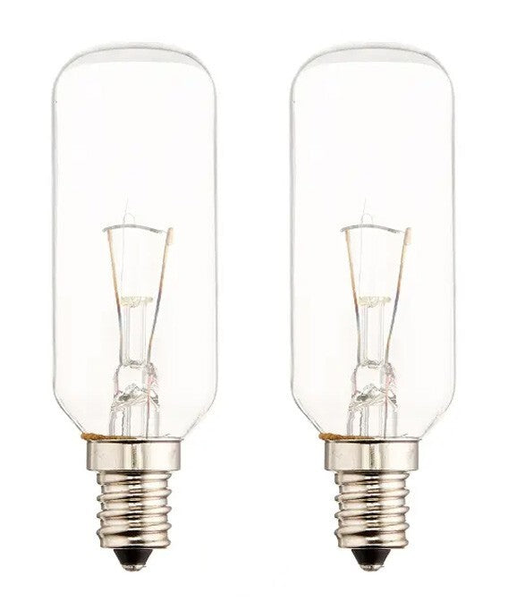 Solid Spare (2) Broan Nutone 40W Hood Vent Light Bulb SB02300264 AP5610225 1373112