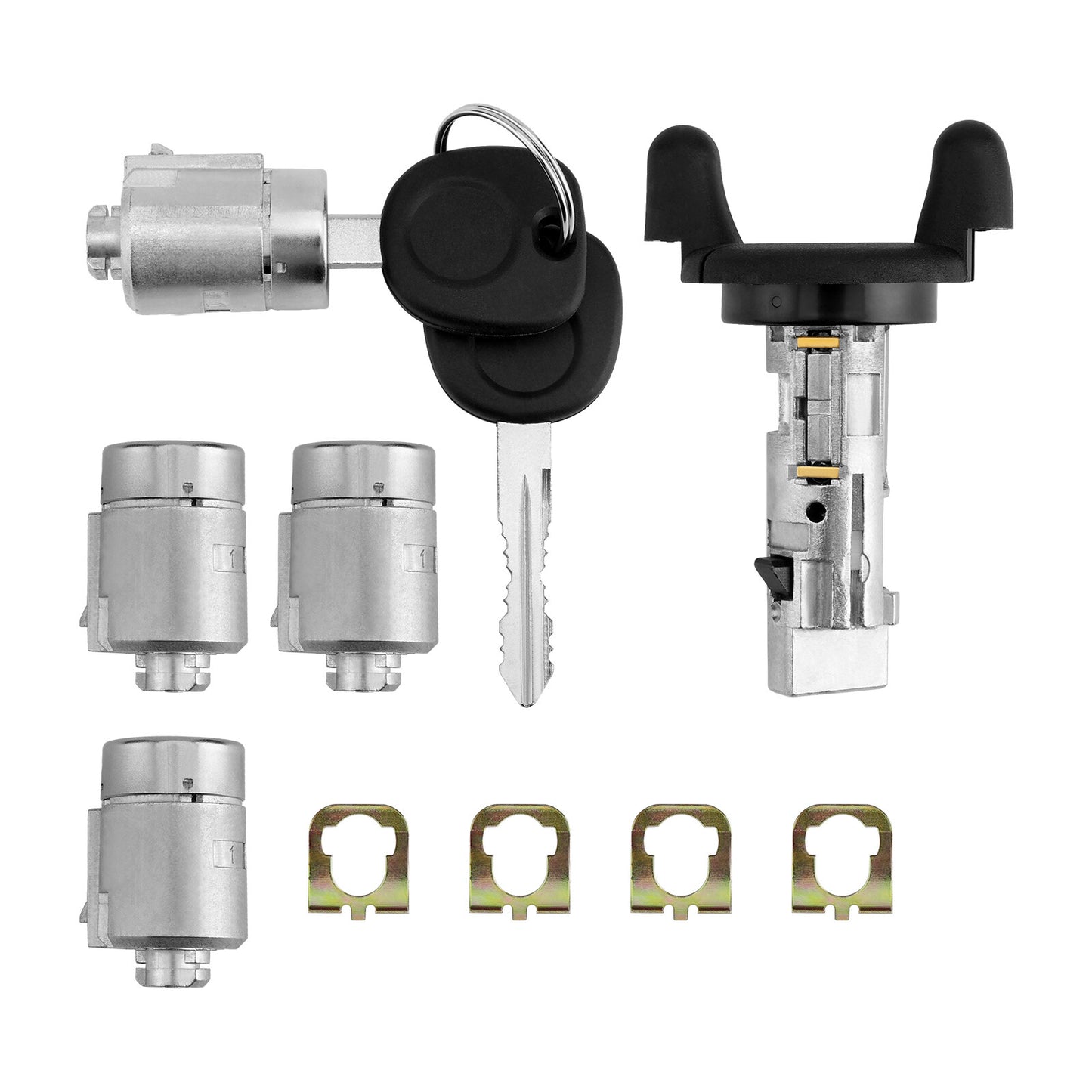 Ignition Switch Door Lock Cylinders w/ Keys For 01-07 Chevy Express GMC Savana