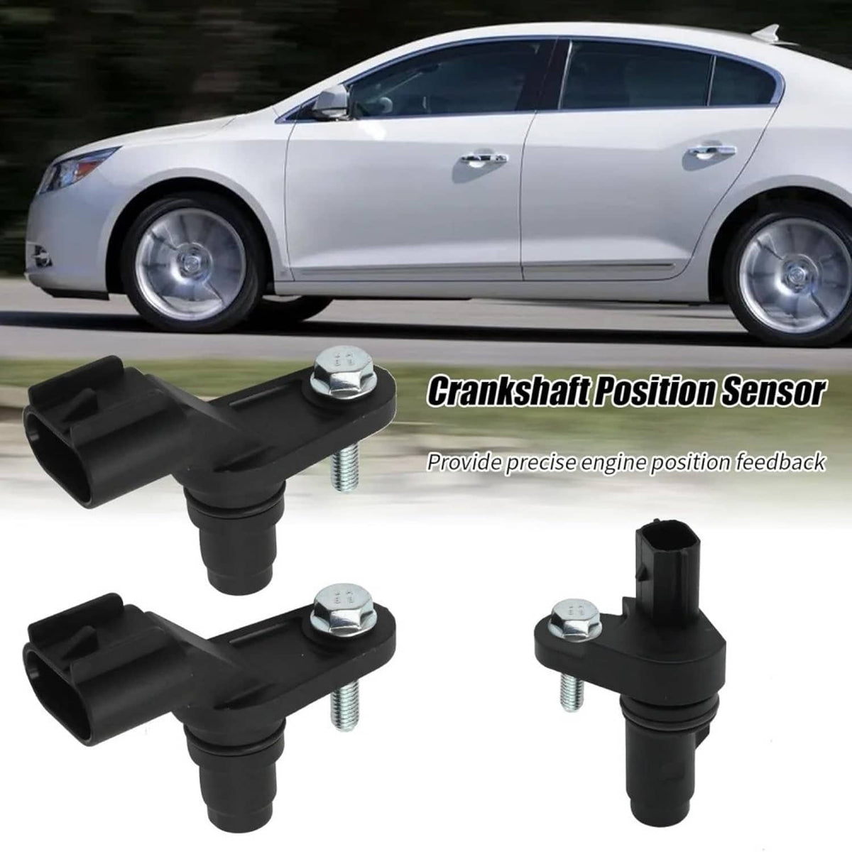 Solid Spare Crank/Camshaft Position Sensor For Buick Chevrolet GMC Saturn 2.0&2.4L 2006-2017