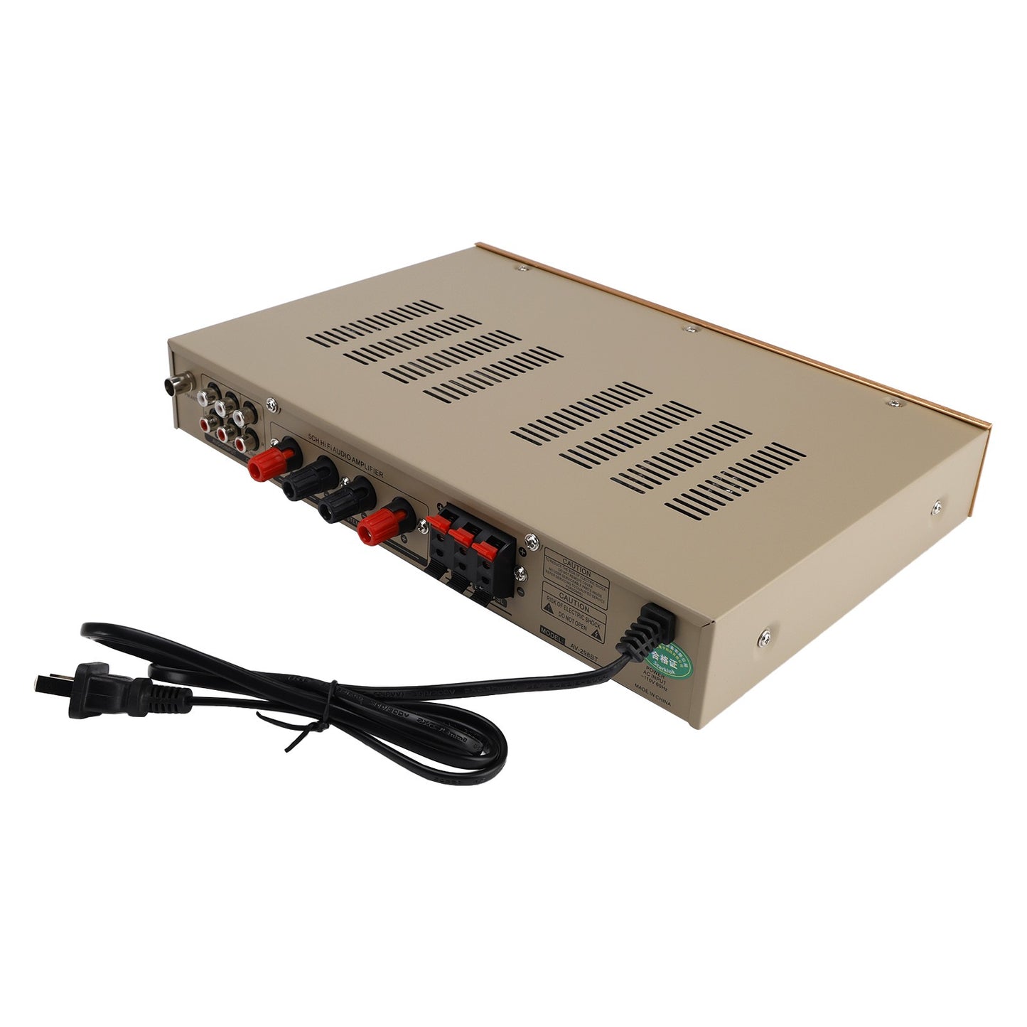 2000W 5CH Amplifiers Amplificador HiFi Stereo AV Surround Amplifier FM Theater
