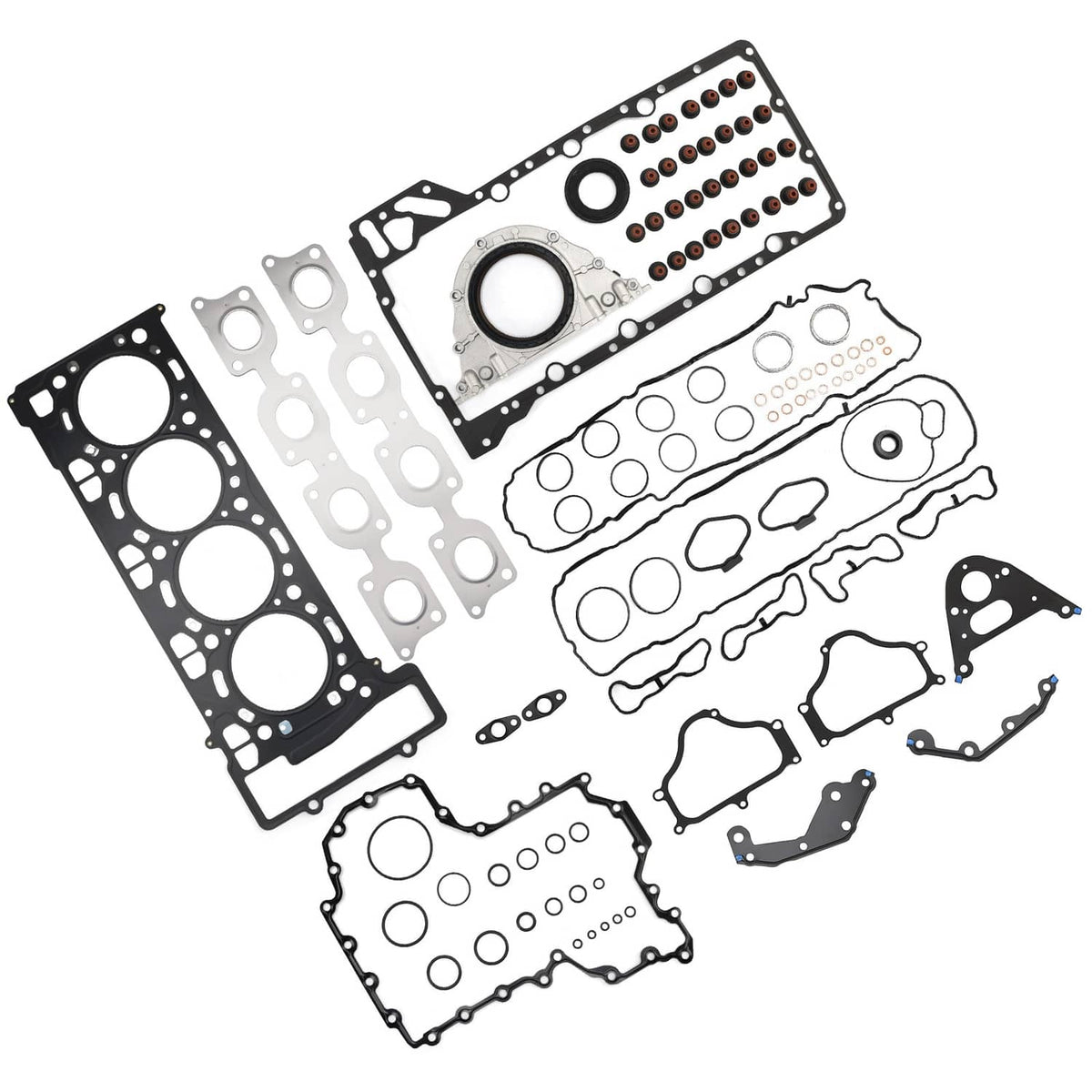 Solid Spare Engine Overhaul Rebuild Seals Gaskets Kit for BMW X5 X6 M F85 F86 4.4T V8 S63R