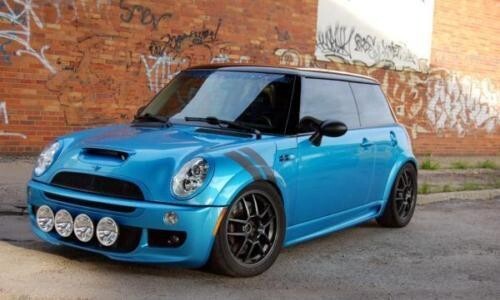 3" Dual Fender Stripe Hash Mark Stripe Decal Graphic Kit For MINI COOPER