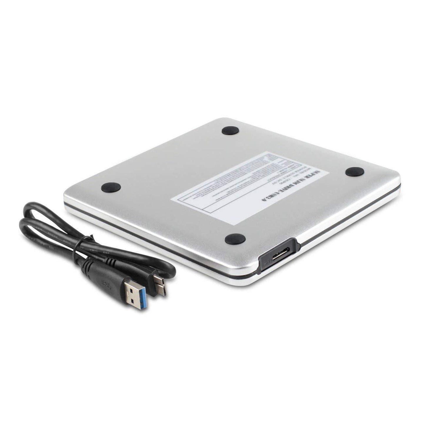 4K BD Burner External USB Super Slim DVD RW CD Writer Portable Drive Silver