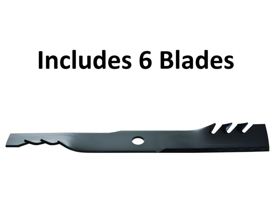 Solid Spare (6) Oregon 596-749 G5 Gator Mulching Blades for Exmark 103-6383, 103-6383-S
