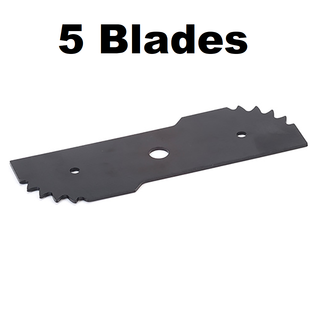 Solid Spare (5) Heavy Duty Edger Replacement Blade for Black+Decker EB-007 Edge Hog