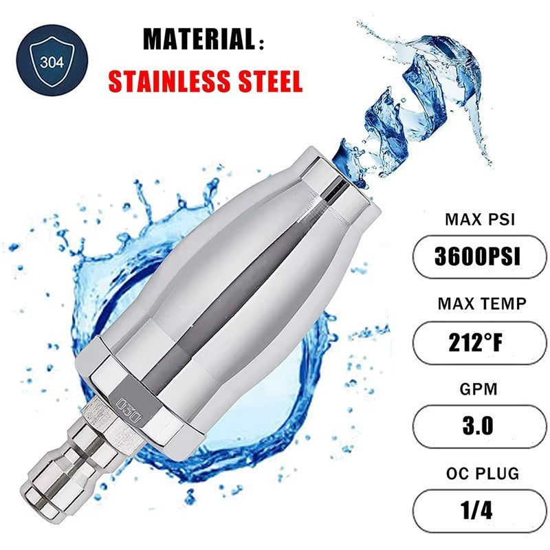 High Pressure Washer 3600PSI Rotating Turbo Nozzle Spray Tip 3.0 GPM 1/4'' Quick