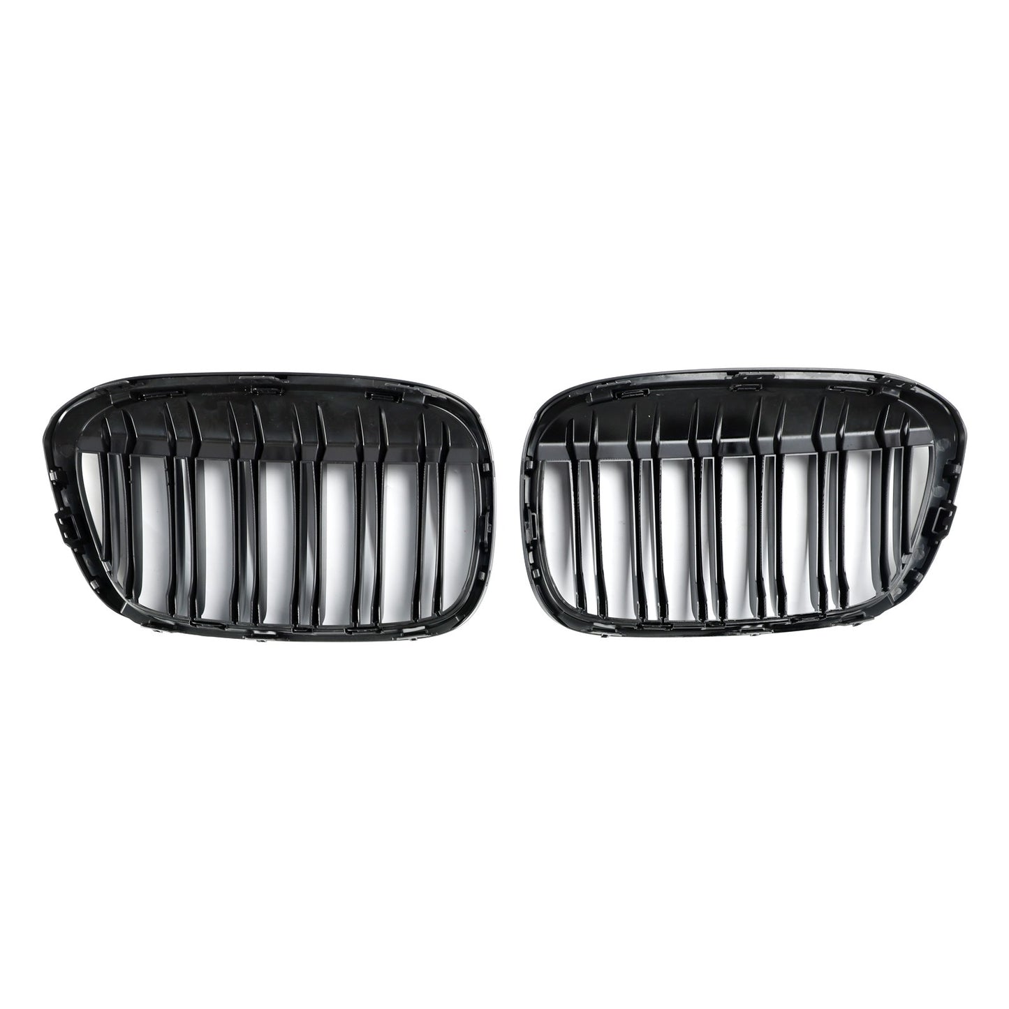 2PCS Gloss Black Front Kidney Grill Grille Fit BMW X1 F48 F49 2016-19 2017