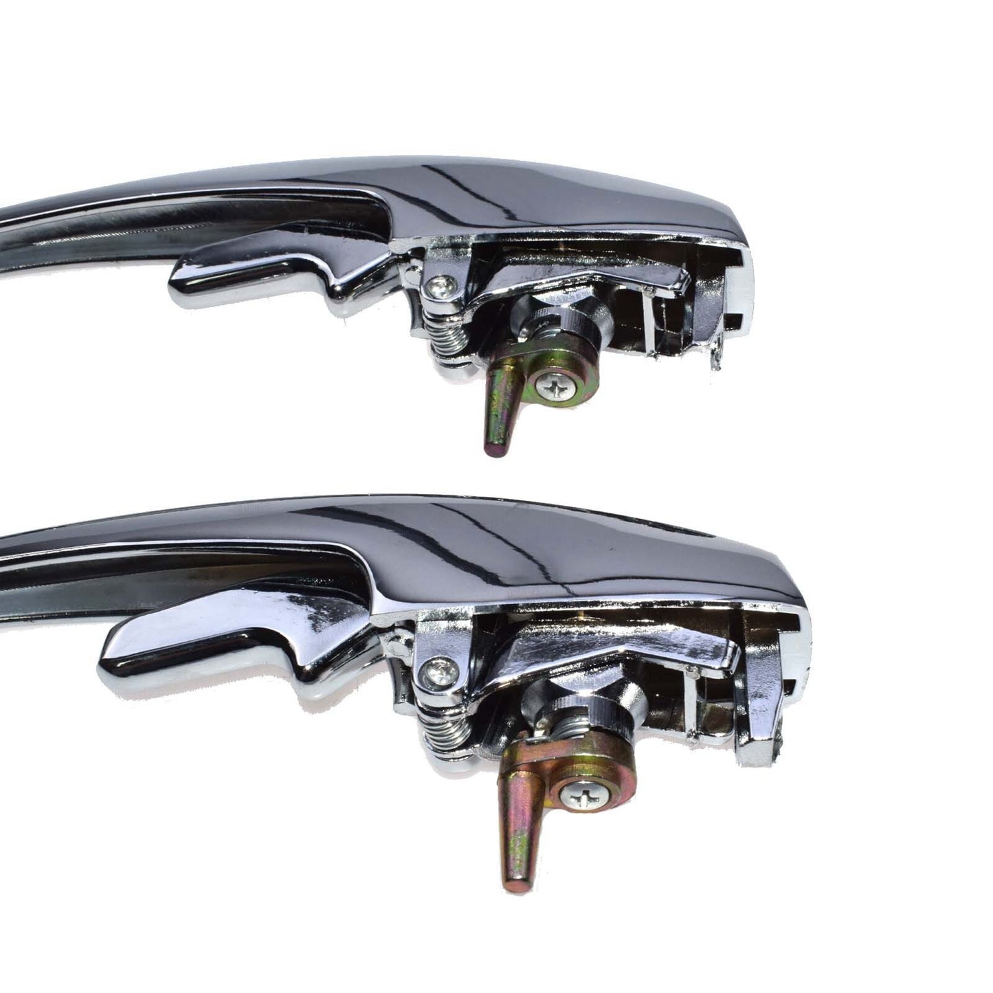 FOR 968-1979 VW BUG 113898205M OUTER DOOR HANDLE SET FRONT LEFT & RIGHT KEYS
