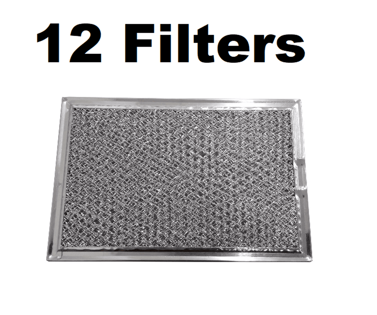 Solid Spare 12 PACK Microwave Hood Grease Filter to fit GE WB06X10309 - NEW