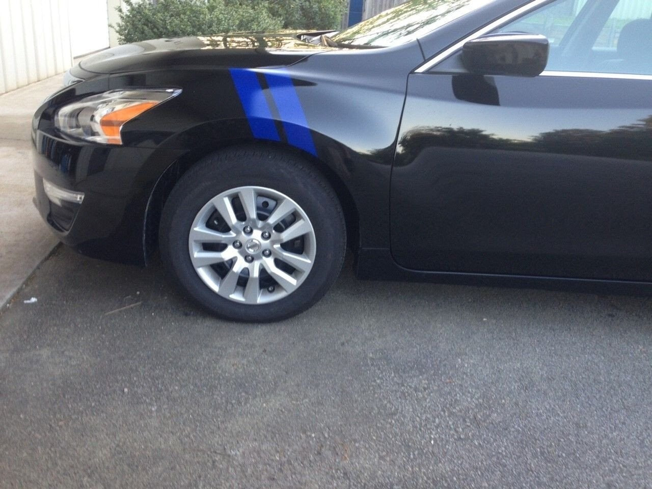 4" Dual Fender Stripe Hash Mark Stripe Decal Graphic Kit For Nissan Maxima