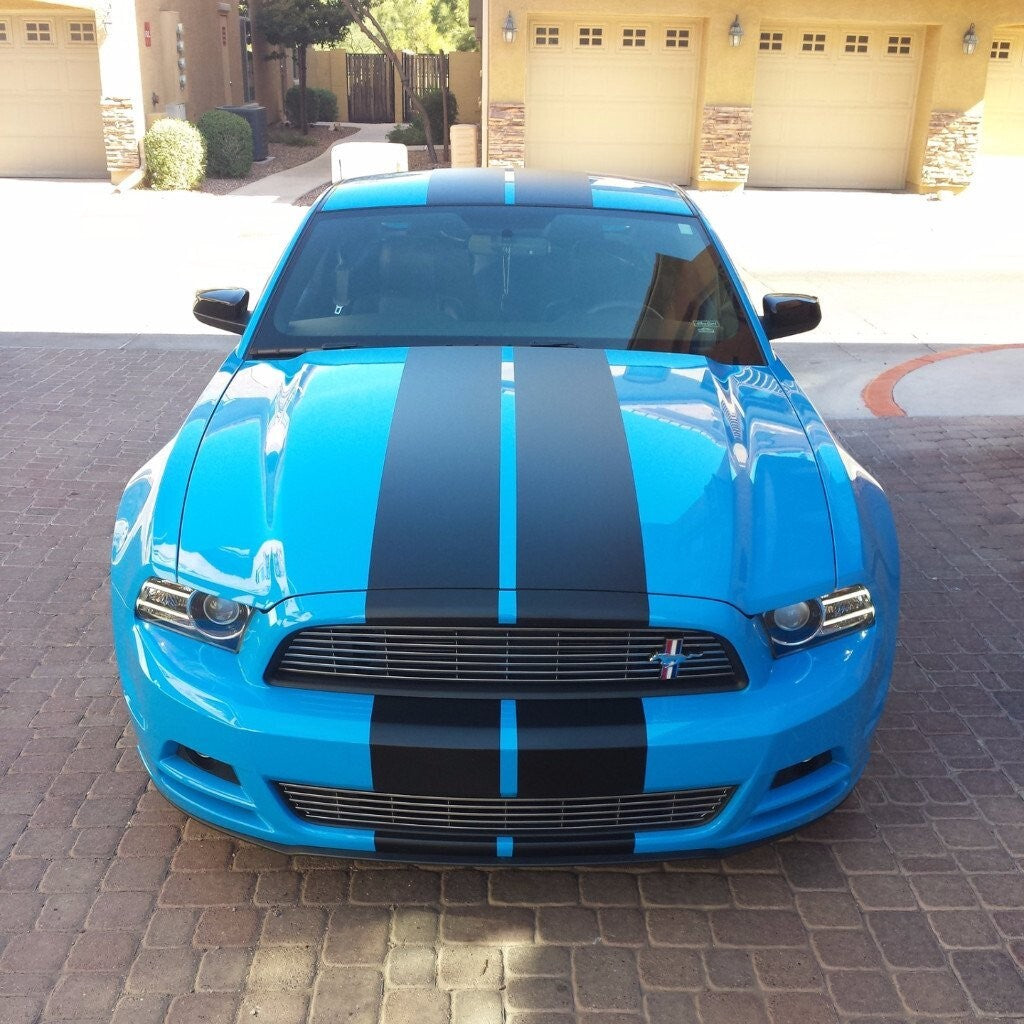 10" VINYL RALLY STRIPES RACING STRIPE KIT (2) 10" x 70" STRIPES For FORD MUSTANG