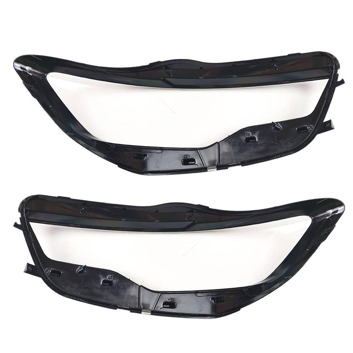 Solid Spare Clear Headlight Headlamp Lens Covers For 2011-2015 Audi A6 C7 Left&Right