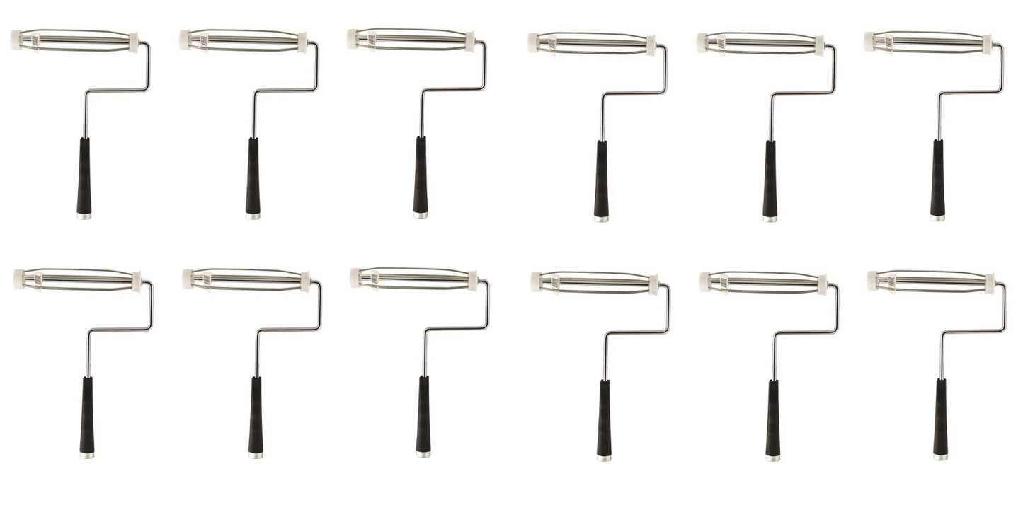 Solid Spare (12) Wooster Brush F0010 9 inch Acme Heavy Duty Roller Frames 5-Wire