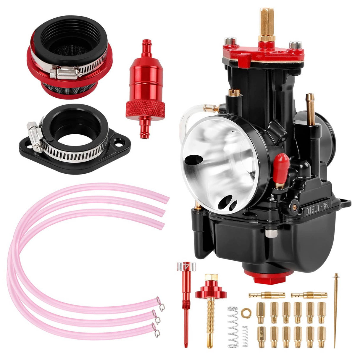 Solid Spare PWK 24mm Racing Carburetor Kit For Dirt Bike ATV Scooter Pit Bike 50cc 70cc 80cc