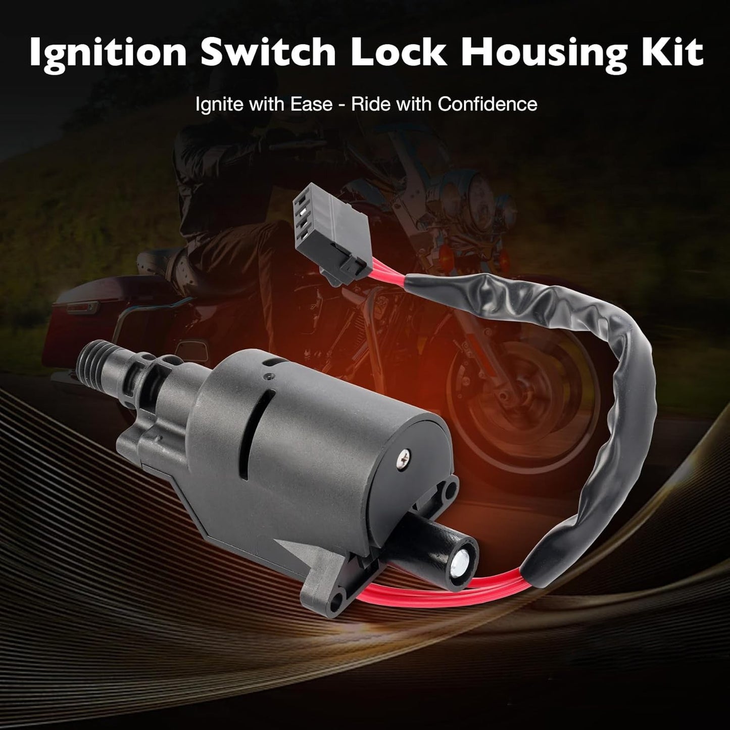 71640-99 Ignition Switch Lock Housing Kit For 93-05 Harley Touring Electra Glide