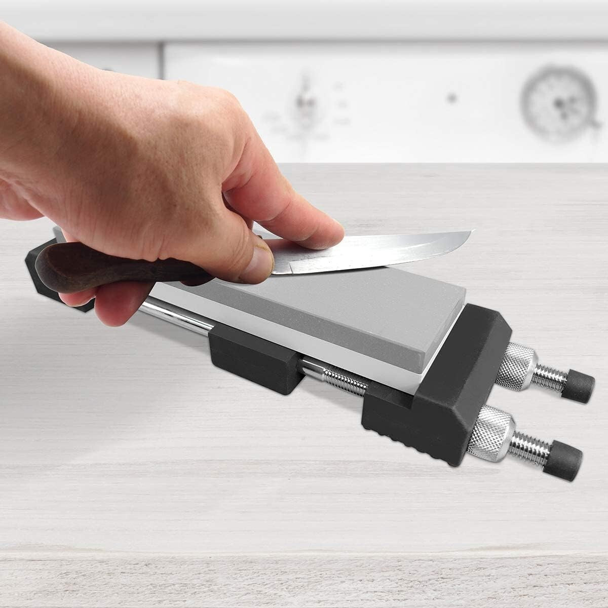 Adjustable Knife Sharpening Stone Holder Base Whetstone Diamond Oil Water Stones
