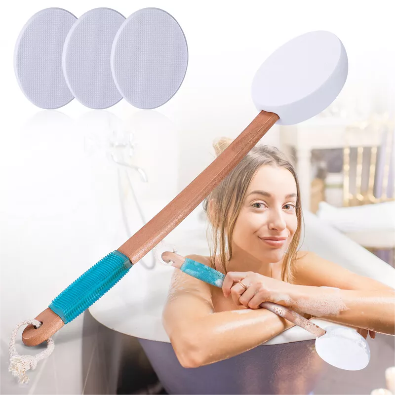 Long Lotion Applicator Back Brush Perfect for Tanning Skin Cream Or Any Lotions