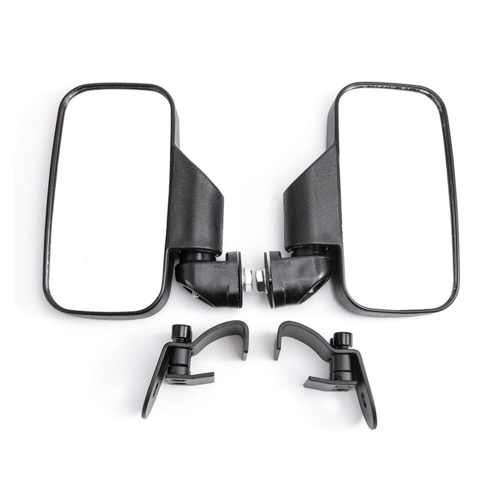 UTV Rear View Side Mirrors Set For Polaris RZR XP 570 800 900 1000 Crew Ranger