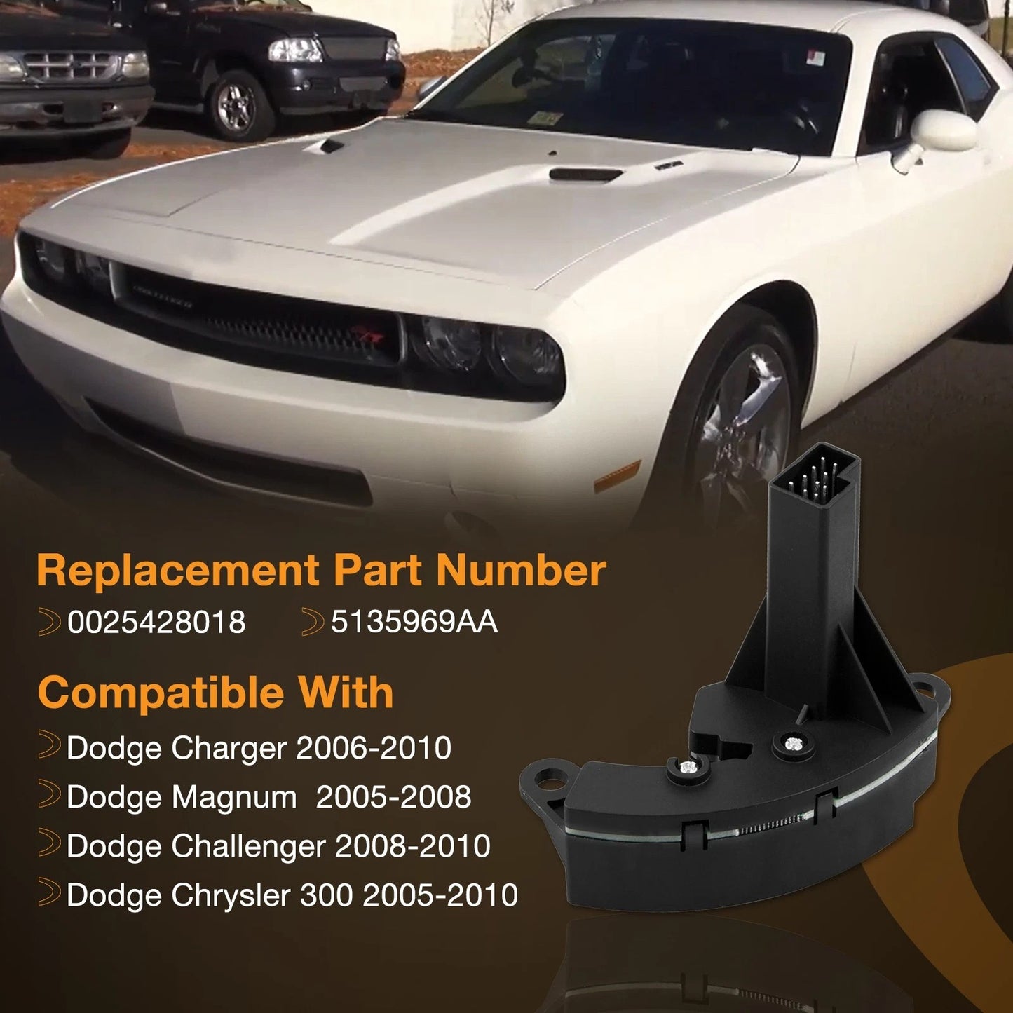 5135969AA Steering Wheel Angle Position Sensor For 05-10 Dodge Charger Chrysler