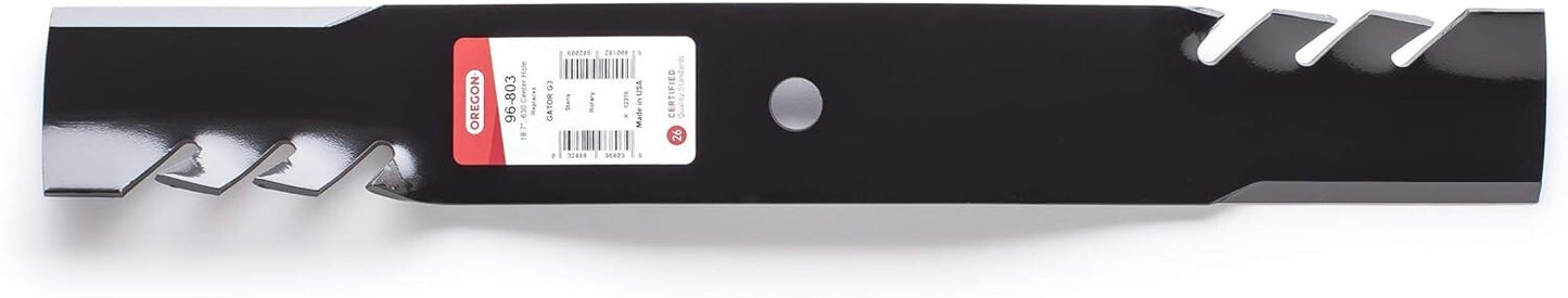 Solid Spare Oregon 96-803 Gator G3 Mulcher 3-in-1 Mower Blade, 18-3/4"