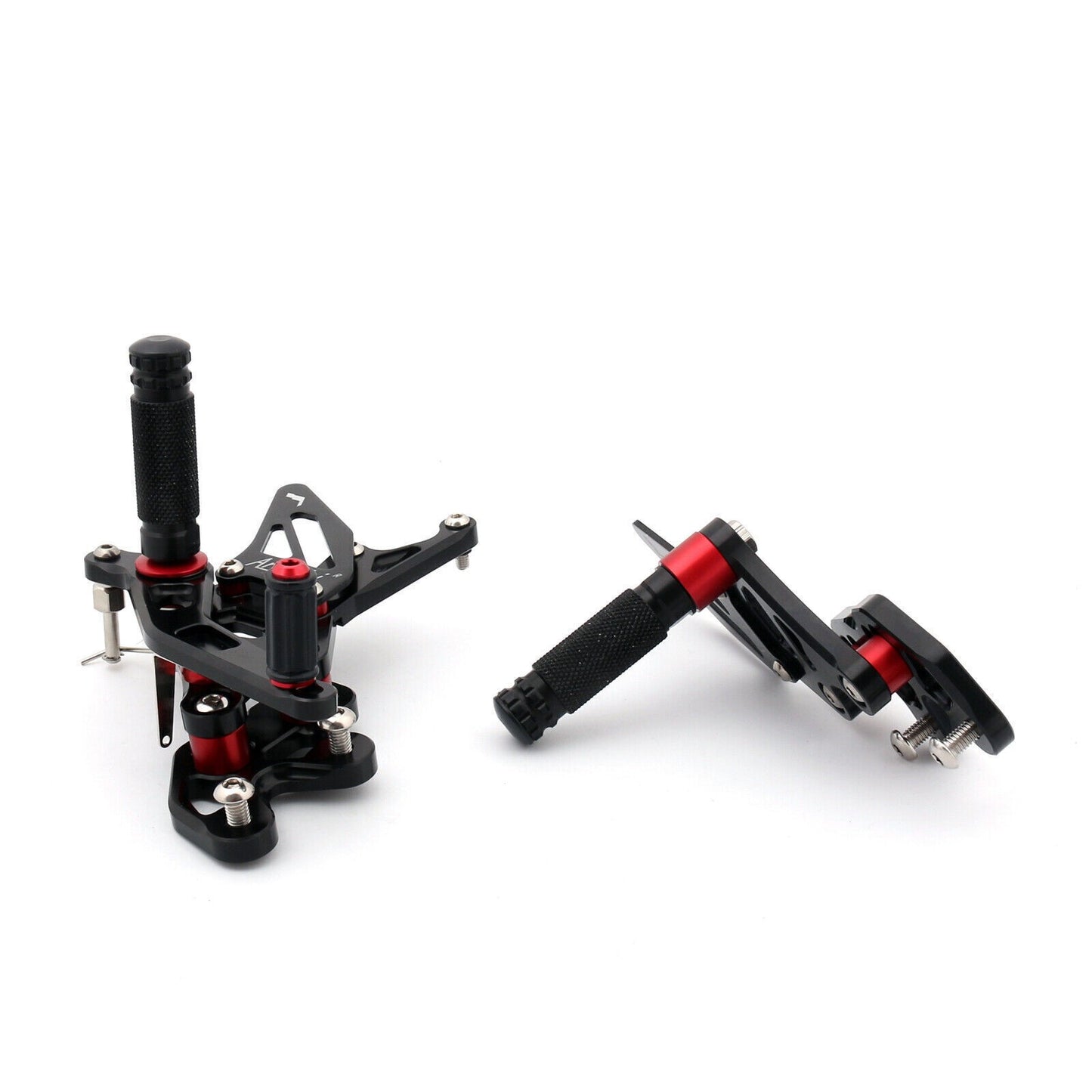 Racing Footrest Rearsets Rear Set Foot pegs Fit For Suzuki GSXR 600/750 11-19 Bk