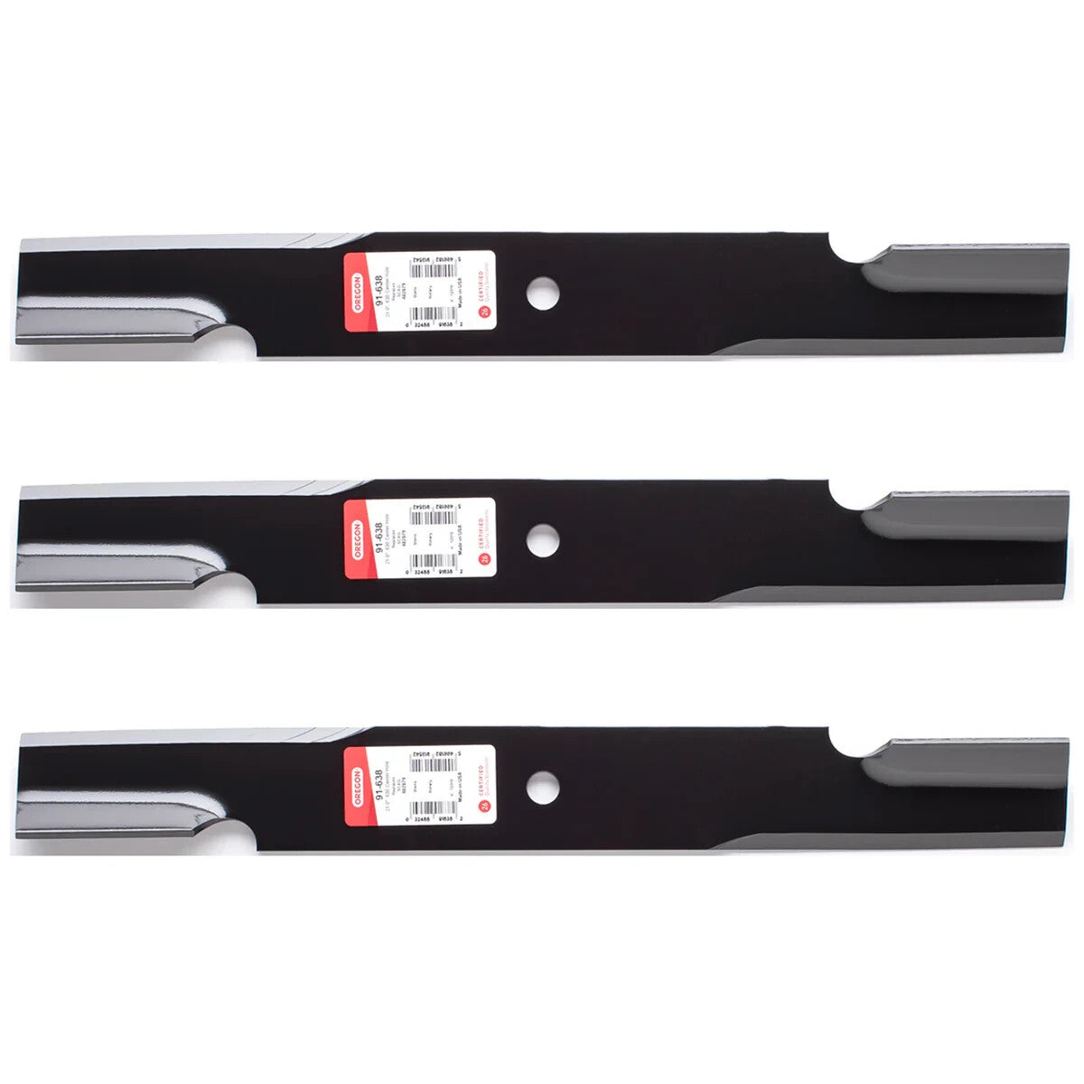 Solid Spare (3) Oregon 91-638 Scag Replacement Lawn Mower Blade 21-Inch
