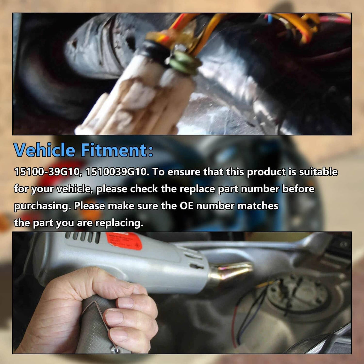 Solid Spare 15100-39G10 Fuel Pump Assembly Fit 2005-2019 Suzuki Boulevard M50 M50B M50Z