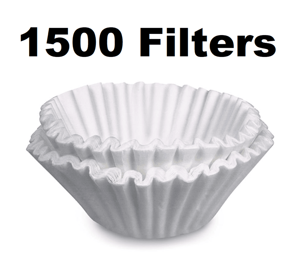 Solid Spare Bunn 20138.1000 13" x 5" 1.5 Gallon Coffee Filter for Bunn 20138.1000 1500 Case