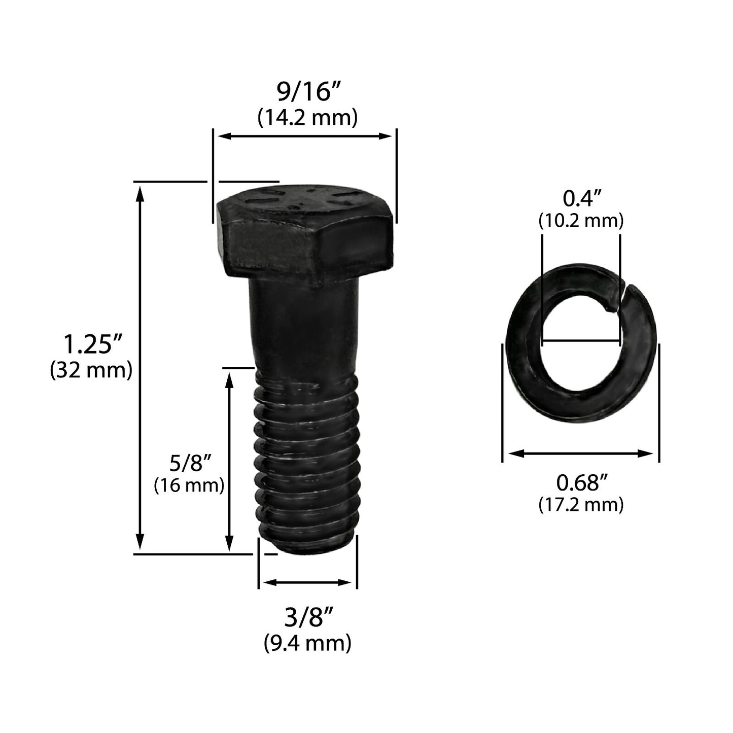 Pressure Plate Clutch Cover Bolt Kit 3/8-16 for GM, Chevy, Chrysler - Borg-Beck