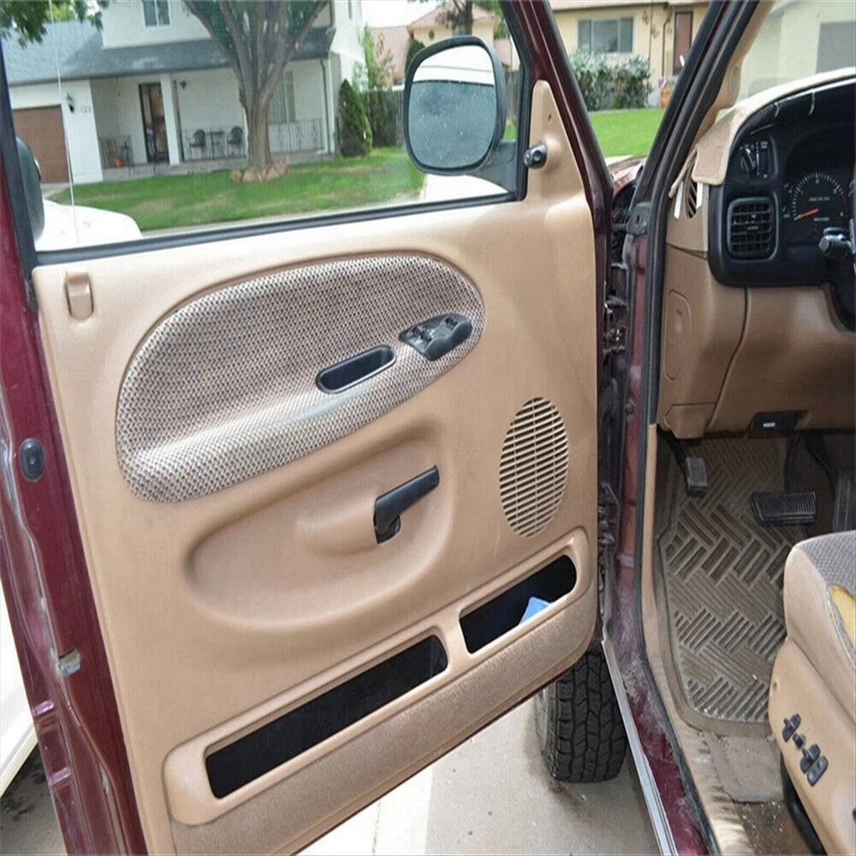 2 For 1994-2001 2002 Dodge Ram 1500 2500 3500 Front RH LH Door Pull Handle Cup K
