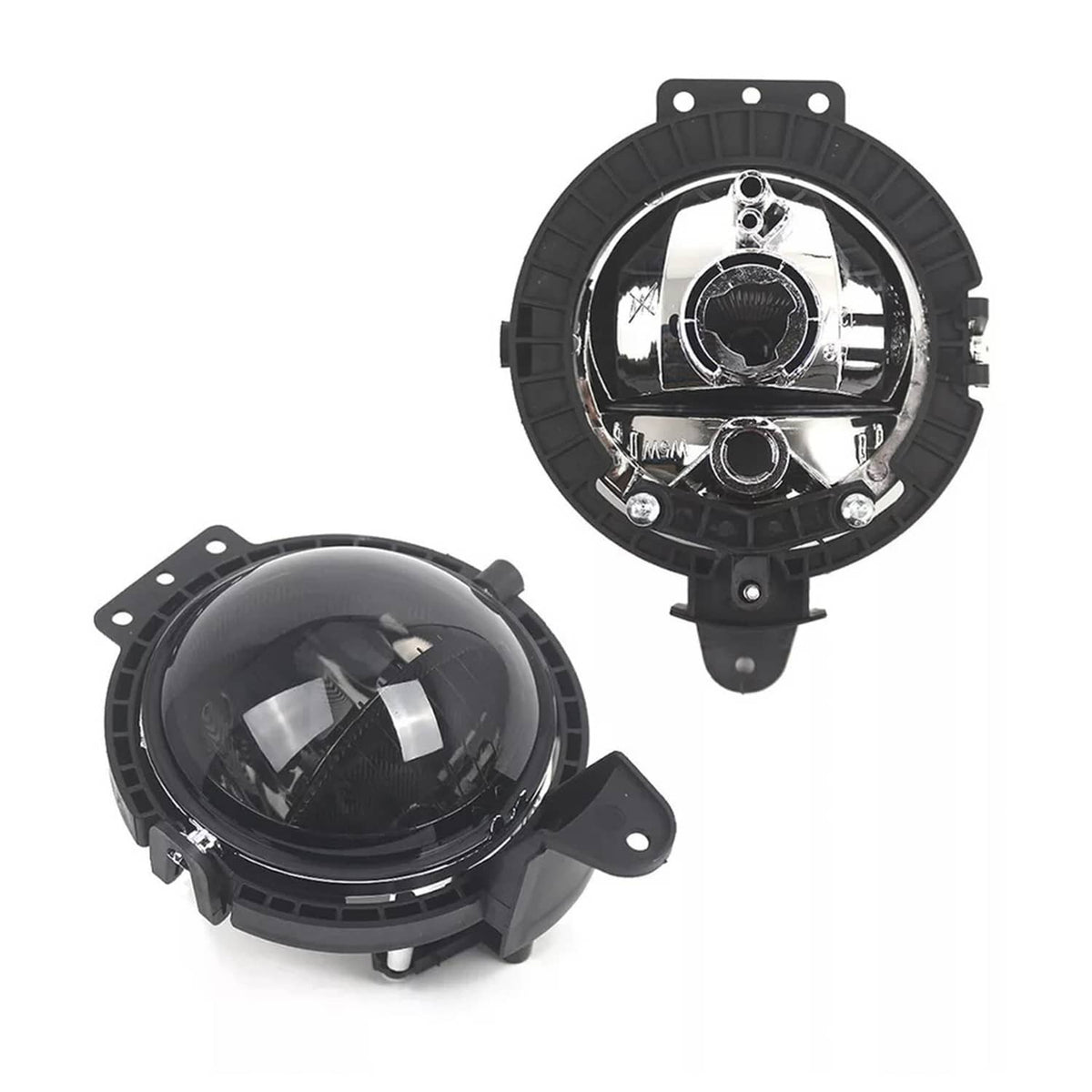 Solid Spare Pair Front Bumper Fog Light For Mini R55 R56 R58 R59 R60 63172751295 Smoke Lens