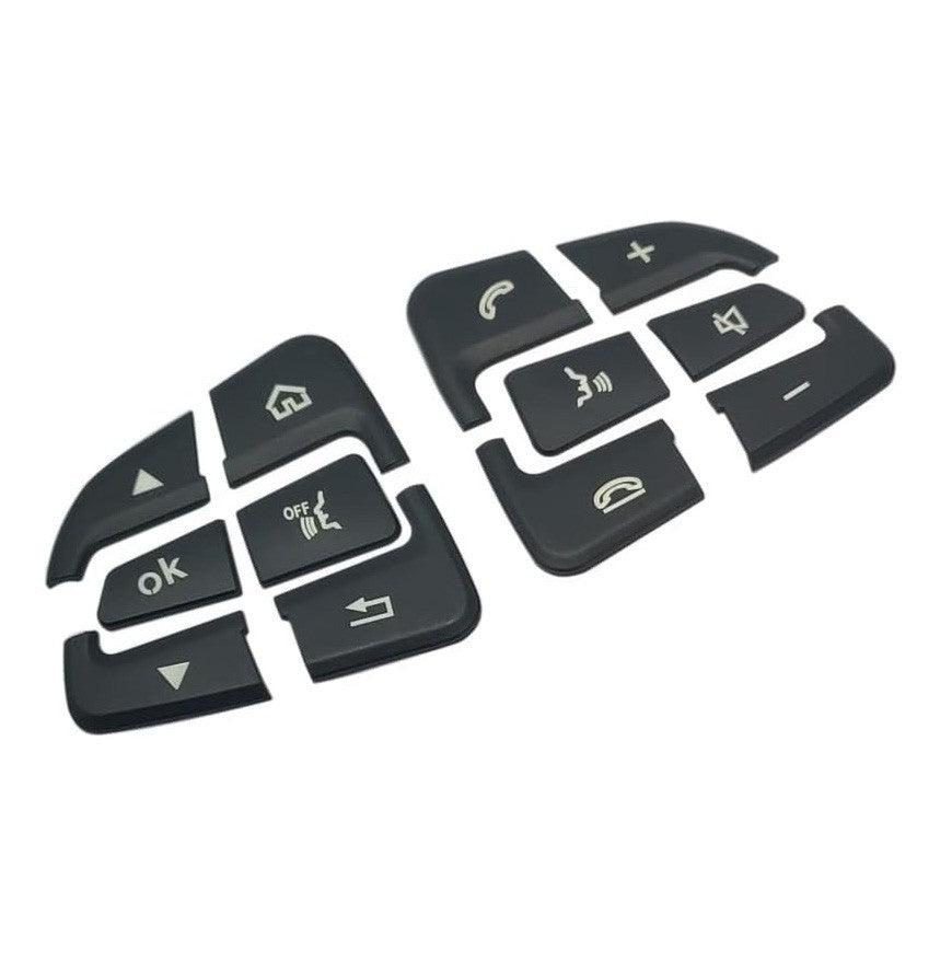 Steering Wheel Button Black Trim For Mercedes Benz GLC C Class W205 2015-2018 Y