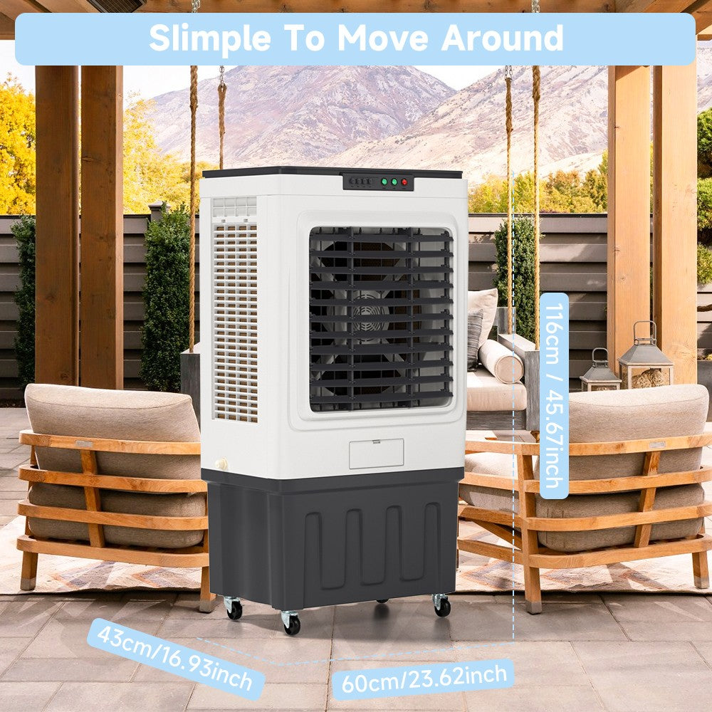 3000CFM Evaporative Air Cooler 16 Gallon Evaporative Cooler