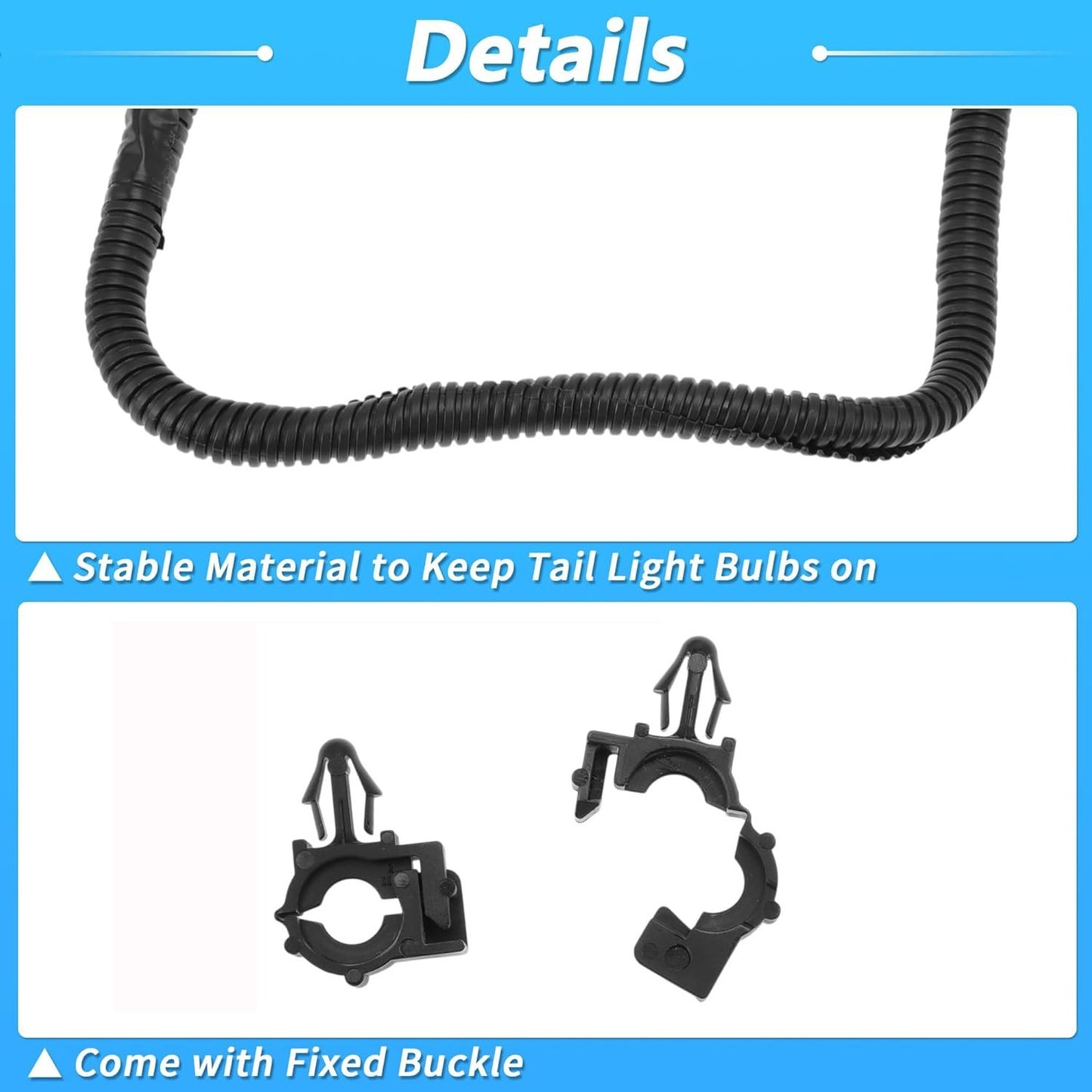 Driver Side Tail Lamp Harness Wiring Fit 2016-19 Chevy Silverado GMC Sierra 1500
