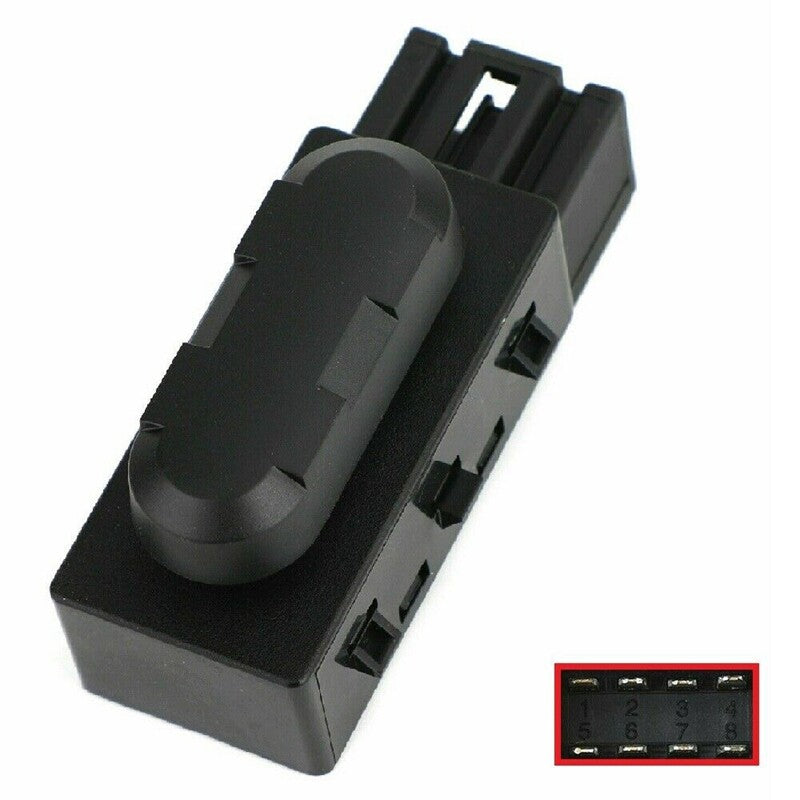 Driver 6 Way Power Seat Switch for 9L3Z14A701A Ford F150 250 Mustang Escape EOA