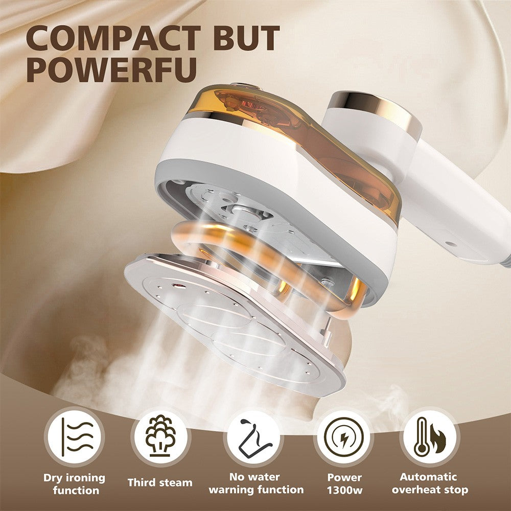 1200W Portable LCD Steam Iron Machine Steamer Handheld Garment Clothes Ironing