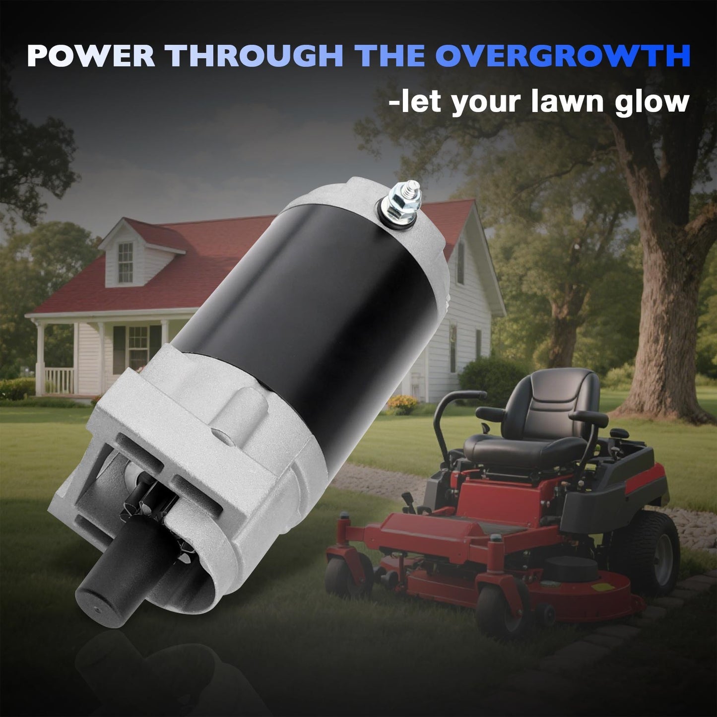 Electric Starter Motor For Toro Timecutter Riding Mower Brush Cutter 133-9832