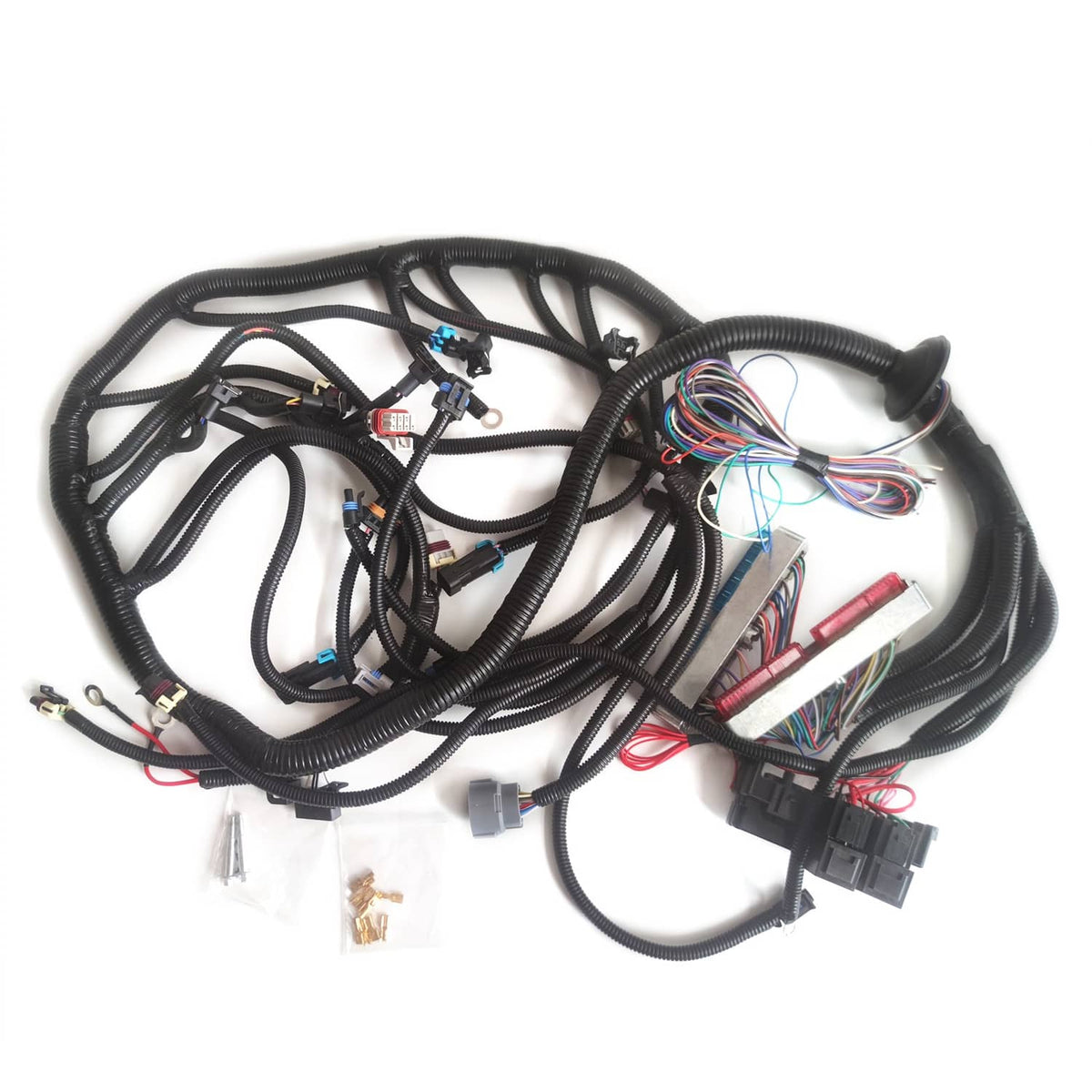 Solid Spare Wiring Harness Stand Alone LS1-4L60E Fit LS SWAPS BC 4.8 5.3 6.0 1997-2006 DD