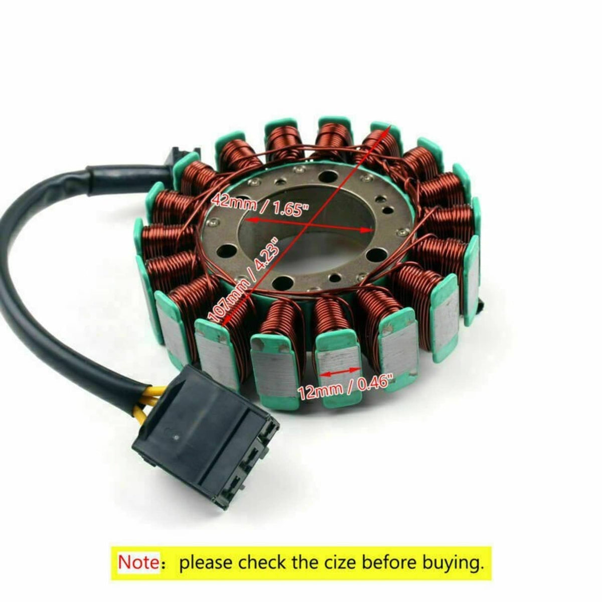 Solid Spare Magneto Engine Stator Generator Coil For Honda CBR600RR 2003-2006 US AV