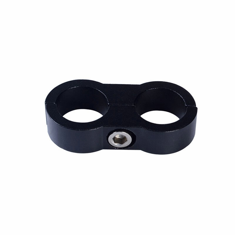 10Pcs/lot -6AN Hose Separator Clamp Bracket Adapter for 3/8 Oil Fuel Hose Line