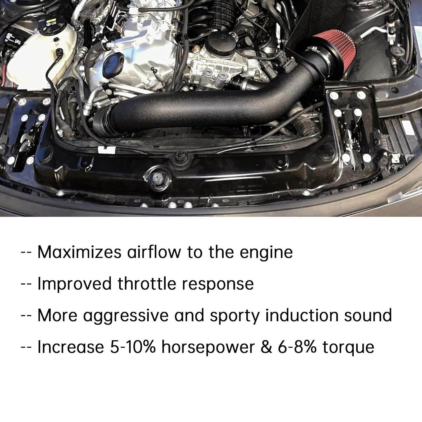 Cold Air Intake Kit for BMW 335i F30/435i F32/M235i F22/M2 F87 N55 3.0L Turbo