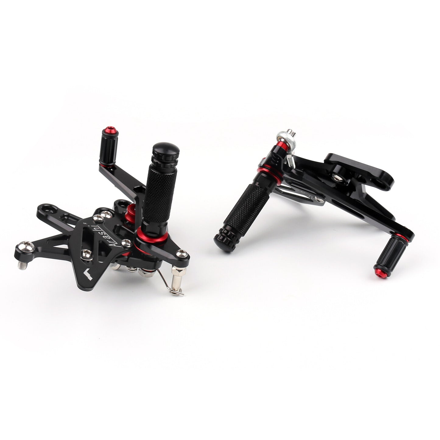 Rearset Rear set Foot pegs Fits for Kawasaki ZX6R ZX 6R 2007-2008 Black