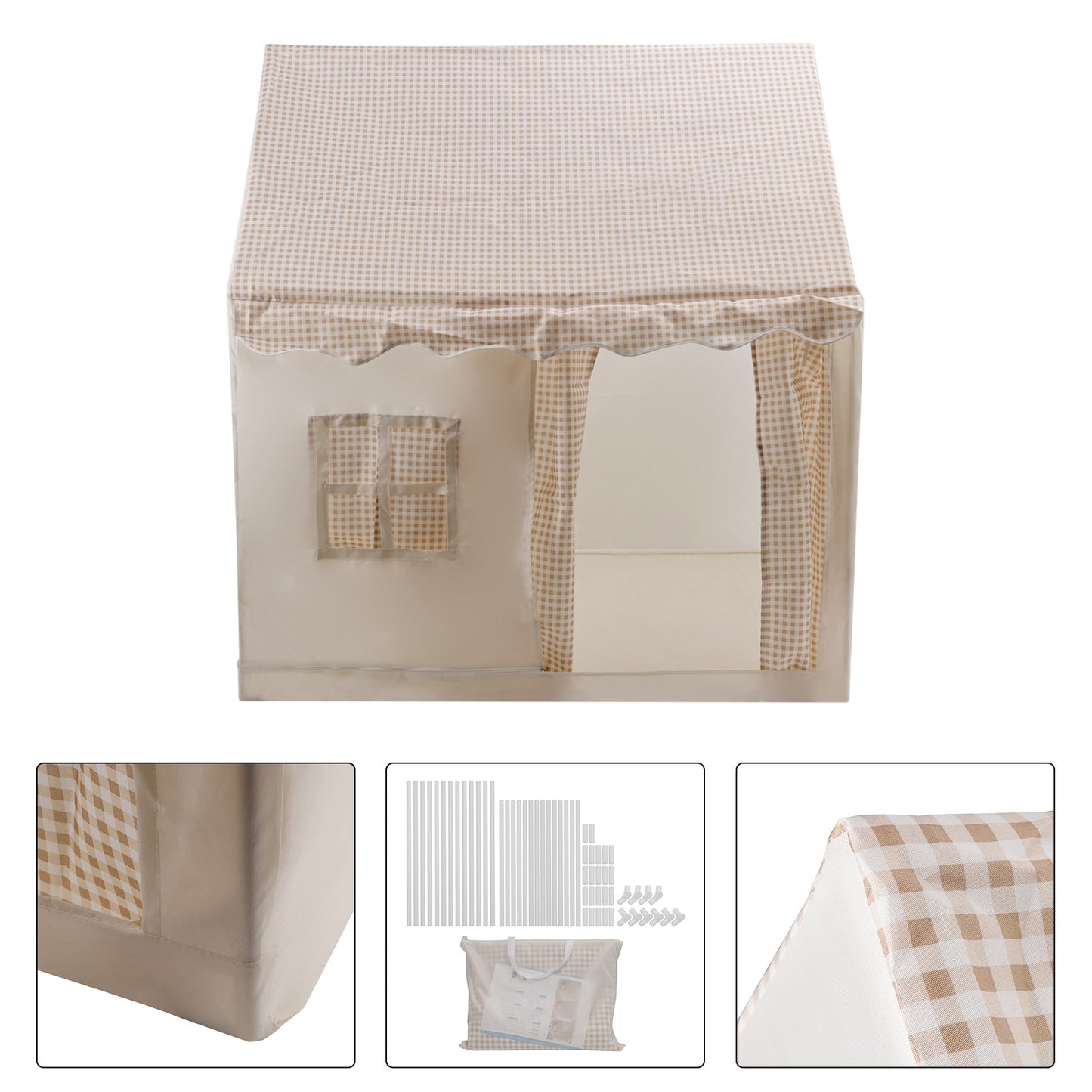 Kids Play Tent Indoor: with Carry Bag