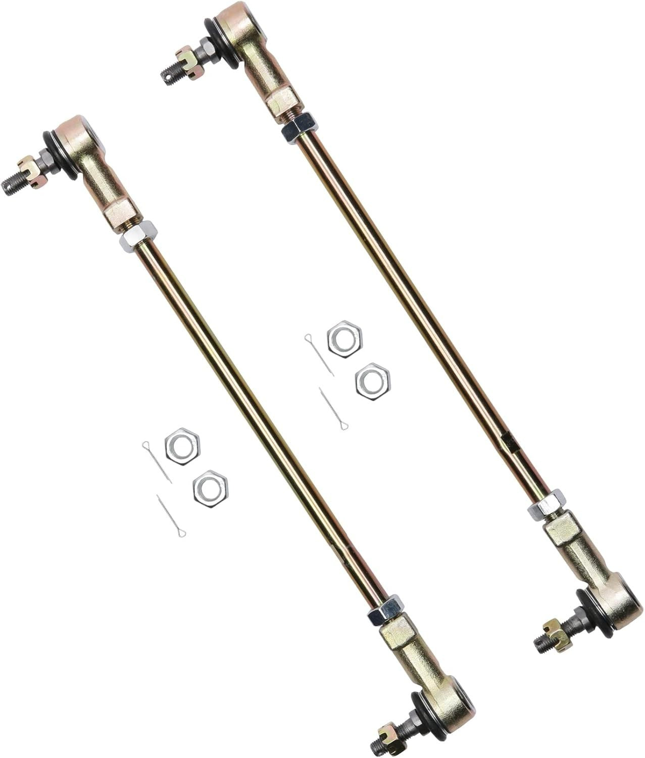 2 Tie Rod Sets Fit Kawasaki KVF750 Brute Force 750 4X4I 2005-2016 Ball Joint