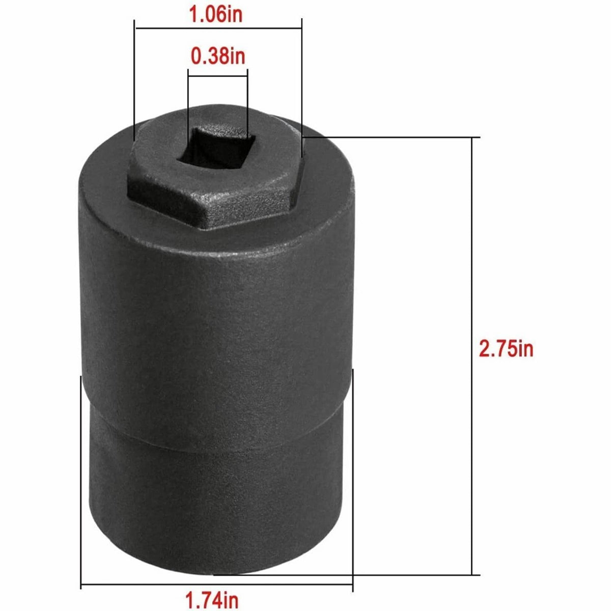 Solid Spare 6.0 IPR Valve Socket with Seal Kit For 2003-2010 Ford 6.0L Powerstroke F250 F350
